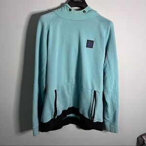 Teal American Eagle Sweatshirt - Mens XL